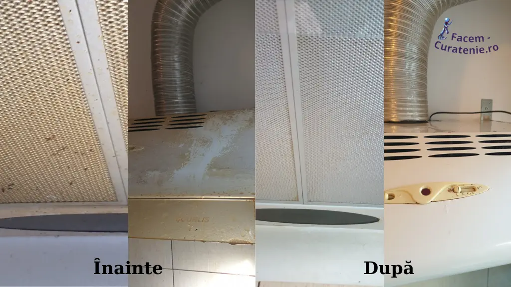 inainte si dupa curatare hota la bucuresti